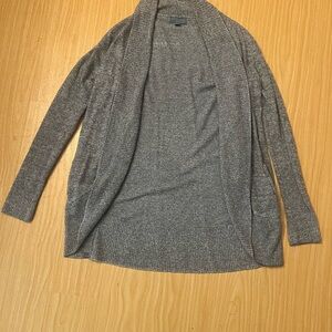 Barefoot Dreams Charcoal Open Front Cardigan